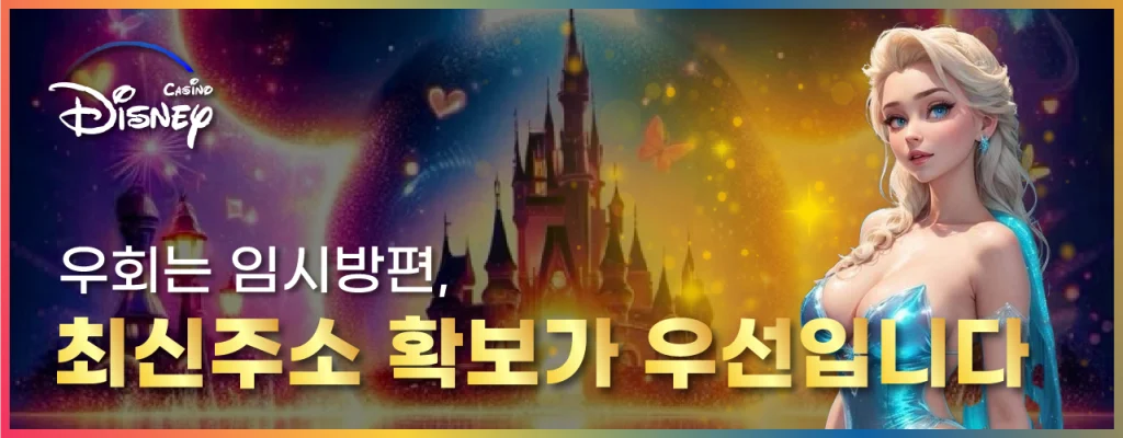 우회는 임시방편 최신주소 확보가 우선입니다.